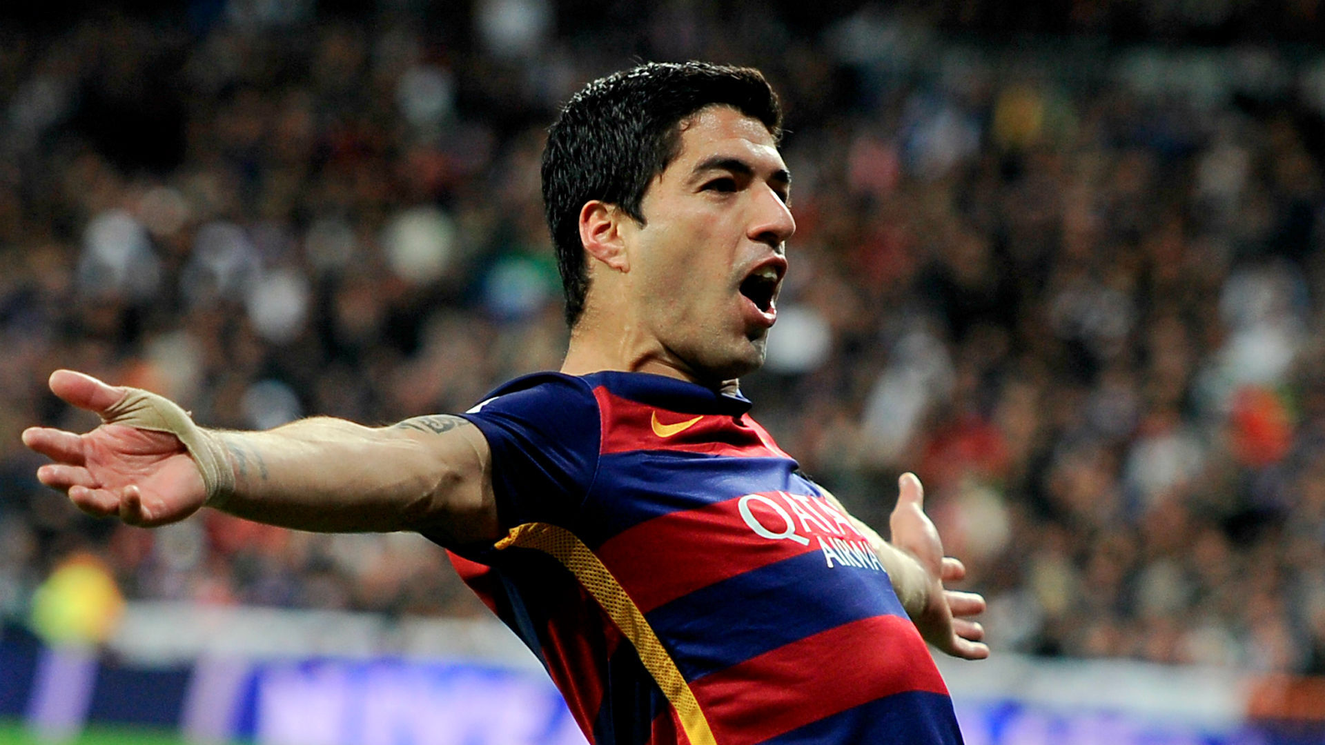 Luis Suarez 4k - Suarez Goal Vs Real Madrid 4 0 - HD Wallpaper 