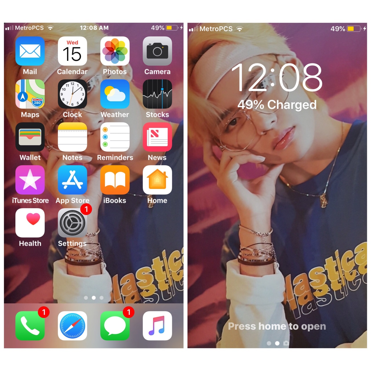 Apple, Iphone, And Wallpaper Image - Sexy Taehyung Hd Photoshoot - HD Wallpaper 