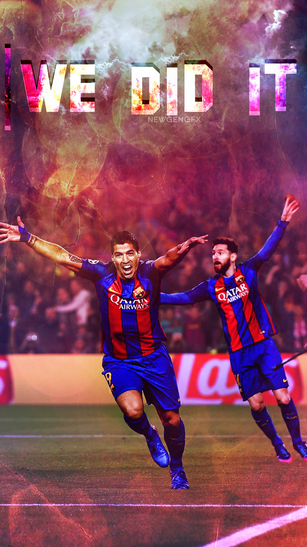 Luis Suarez-leo Messi Mobile Wallpaper - Messi And Coutinho Hd - HD Wallpaper 