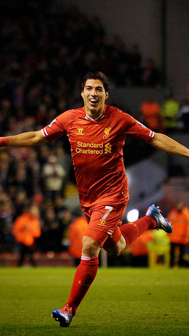 Luis Suarez Iphone Wallpapers - Luis Suarez Liverpool 2014 - HD Wallpaper 