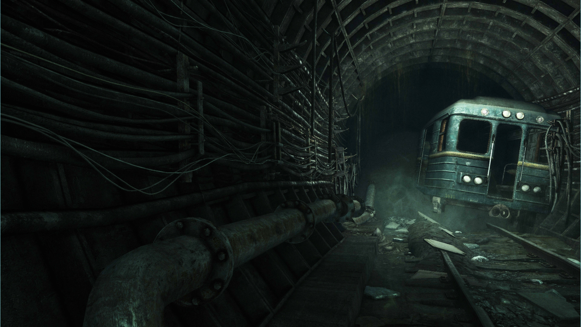 Metro Wallpaper - Metro 2033 Tunnels Art - HD Wallpaper 