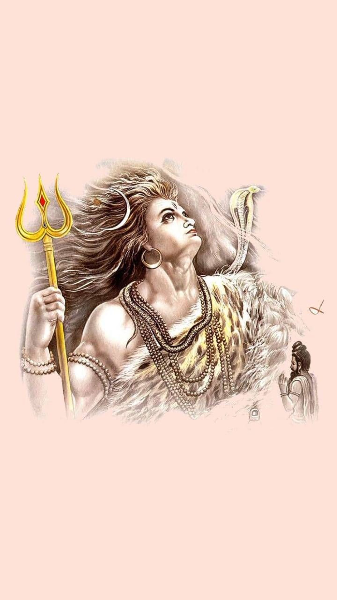 Lord Shiva Wallpaper - Make Lord Shiv Drawing - HD Wallpaper 