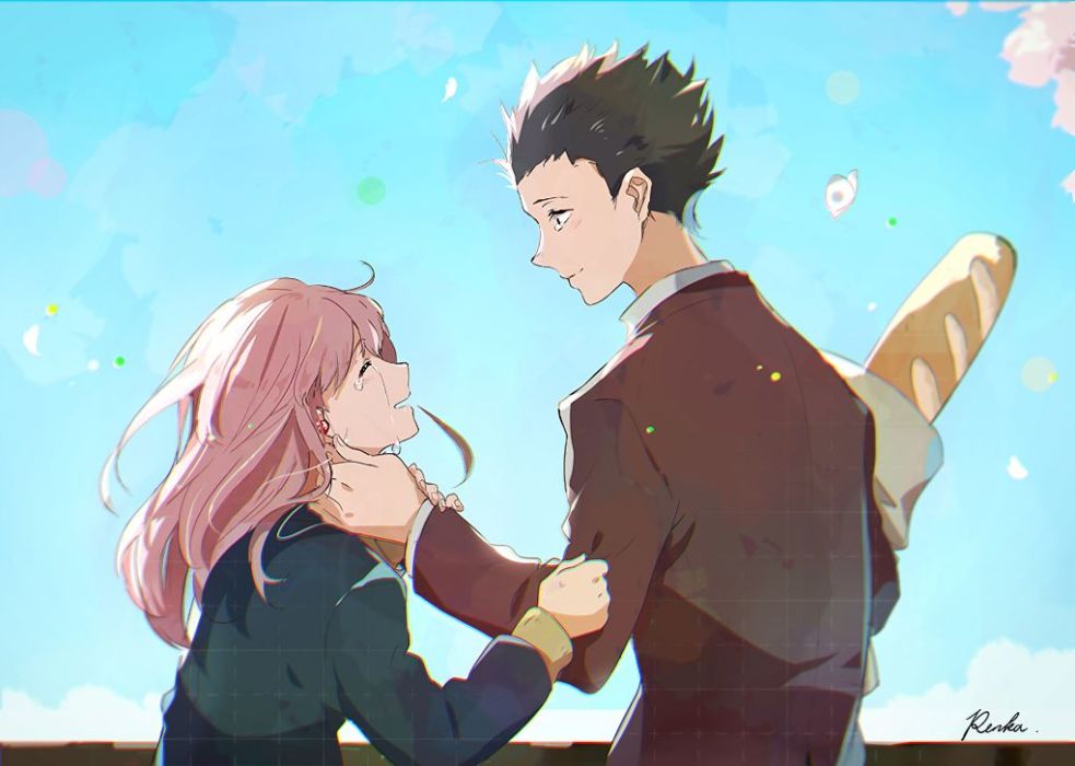 A Handful Of The Most Touching - Silent Voice Anime Movie - HD Wallpaper 