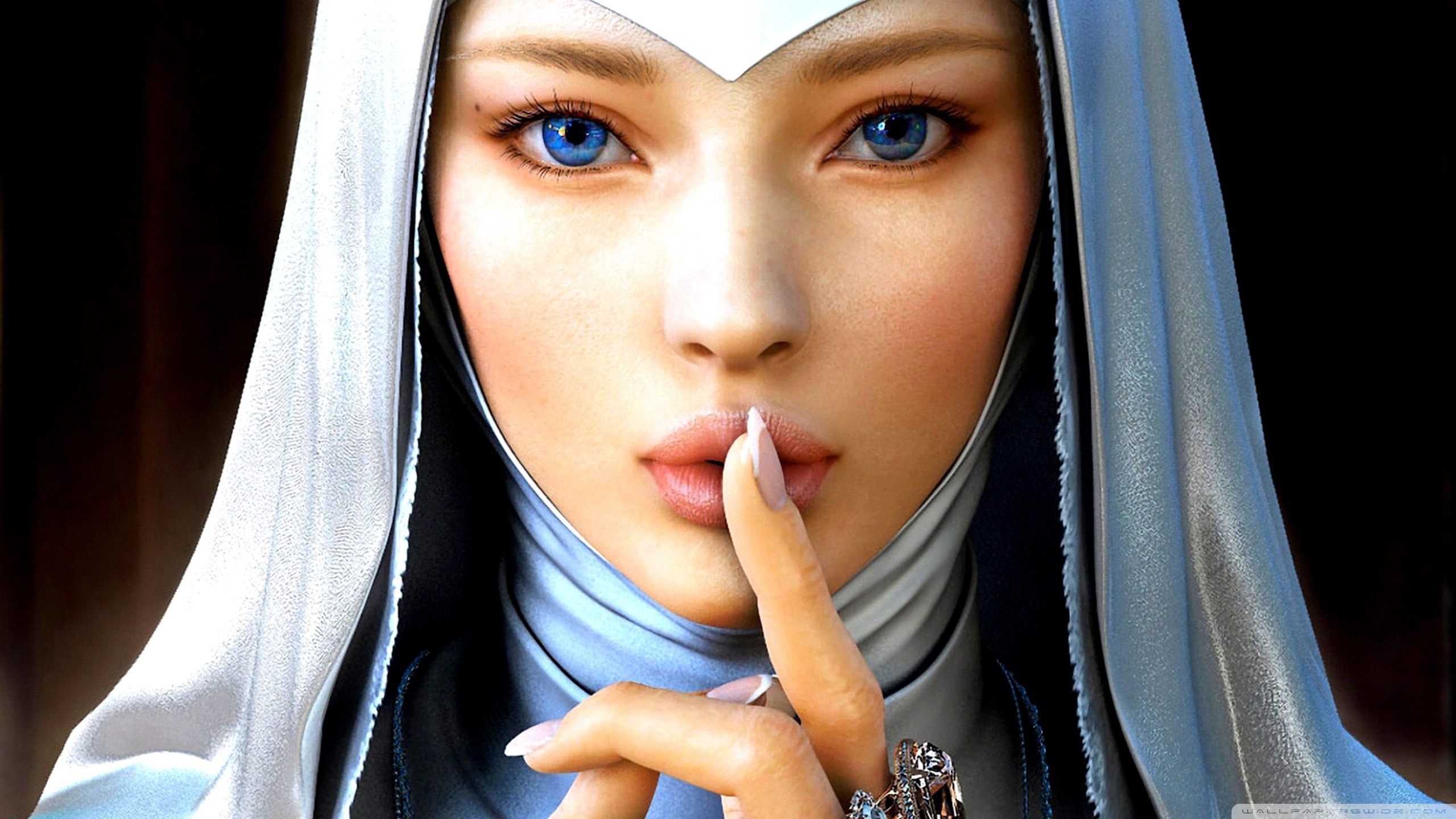 Beautiful Nun - HD Wallpaper 