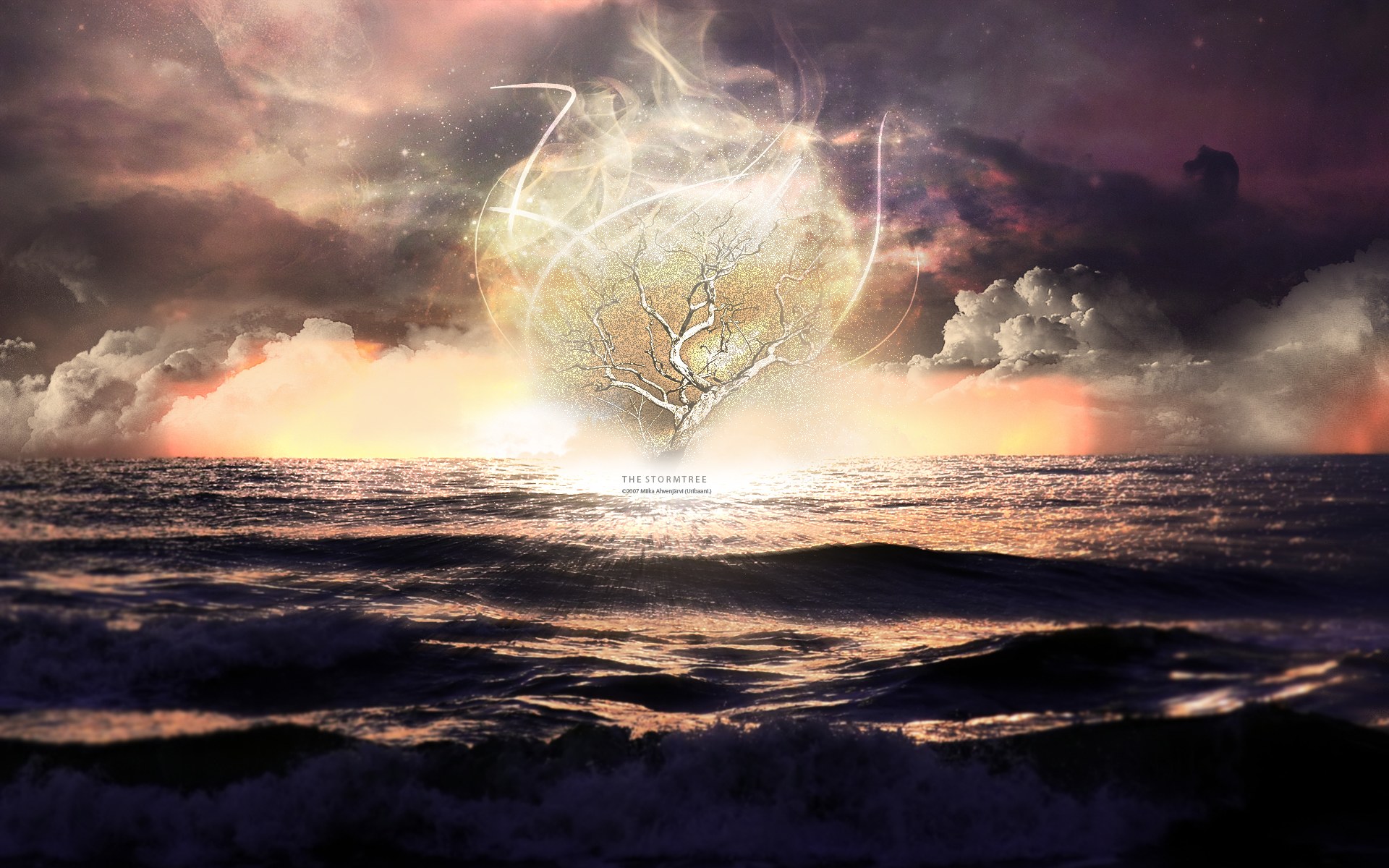 1920*1200 Digital Photomanipulation Fantasy Landscape - Foot Master Swivel Plate Manual Leveling Caster - HD Wallpaper 