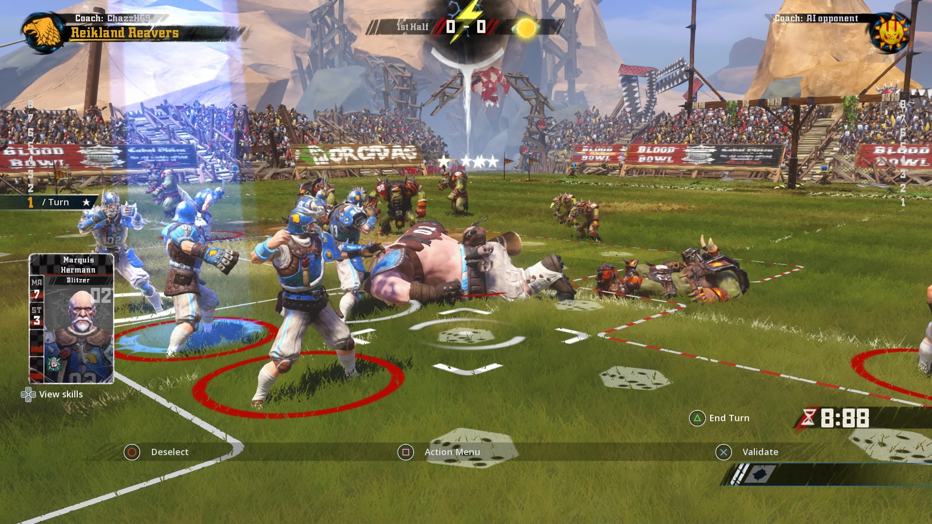 Blood Bowl 2 - Blood Bowl Ps4 - HD Wallpaper 