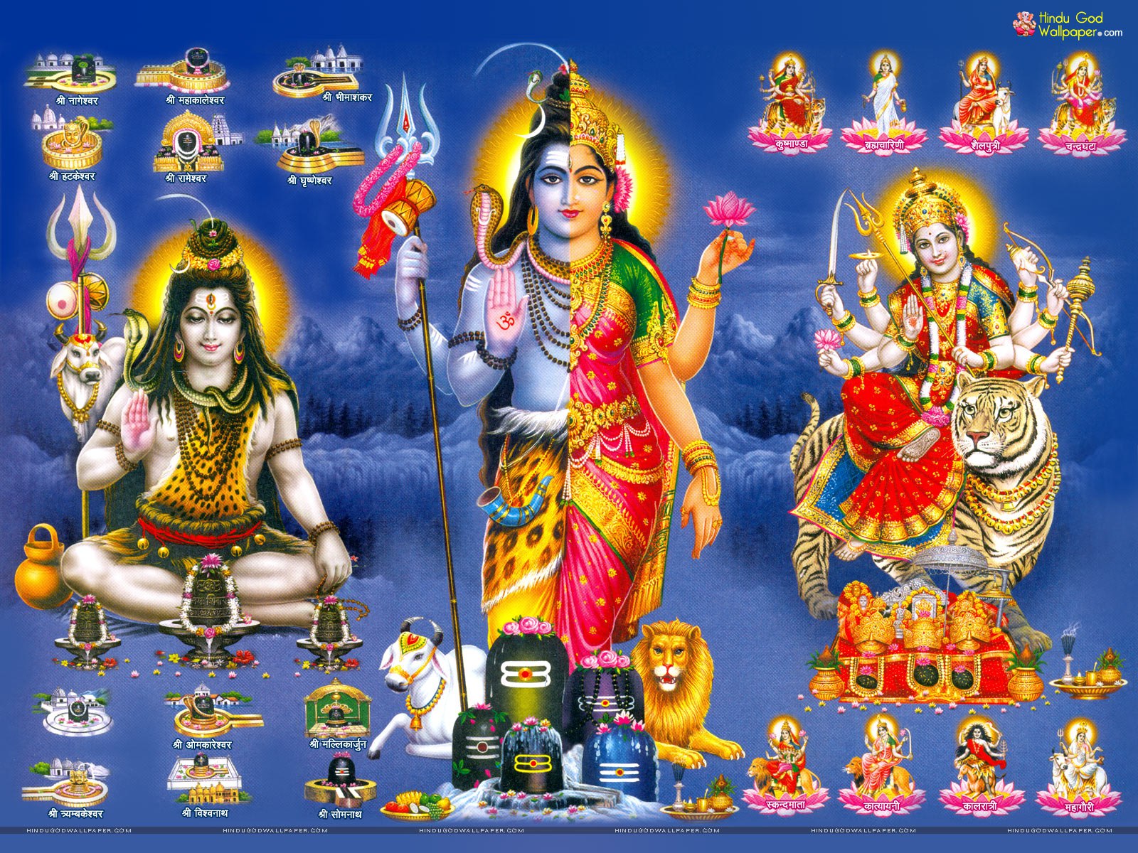 Lord Ardhnarishwar - HD Wallpaper 