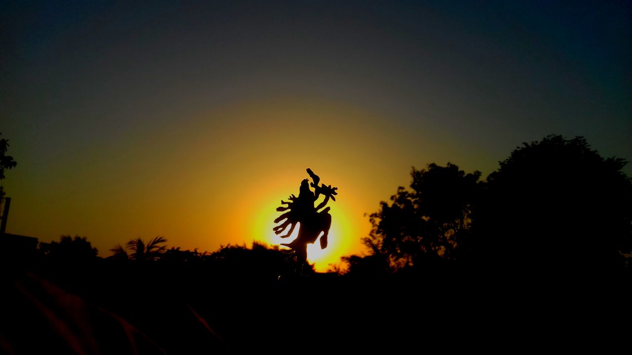 Shiv Ke Rahasy Ke Bareme - Silhouette - HD Wallpaper 