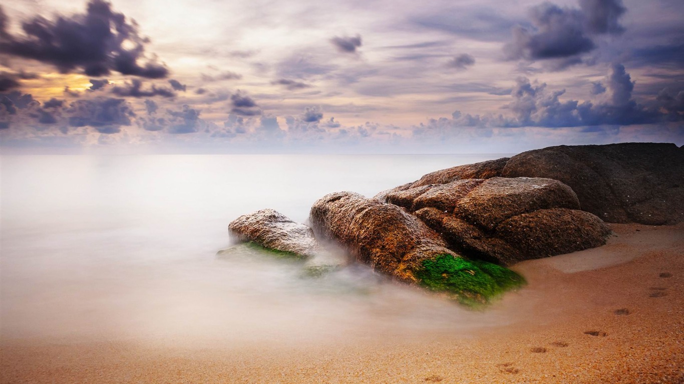 Summer Beach-2013 Fantasy Landscape Wallpaper2012 - Cloud - HD Wallpaper 