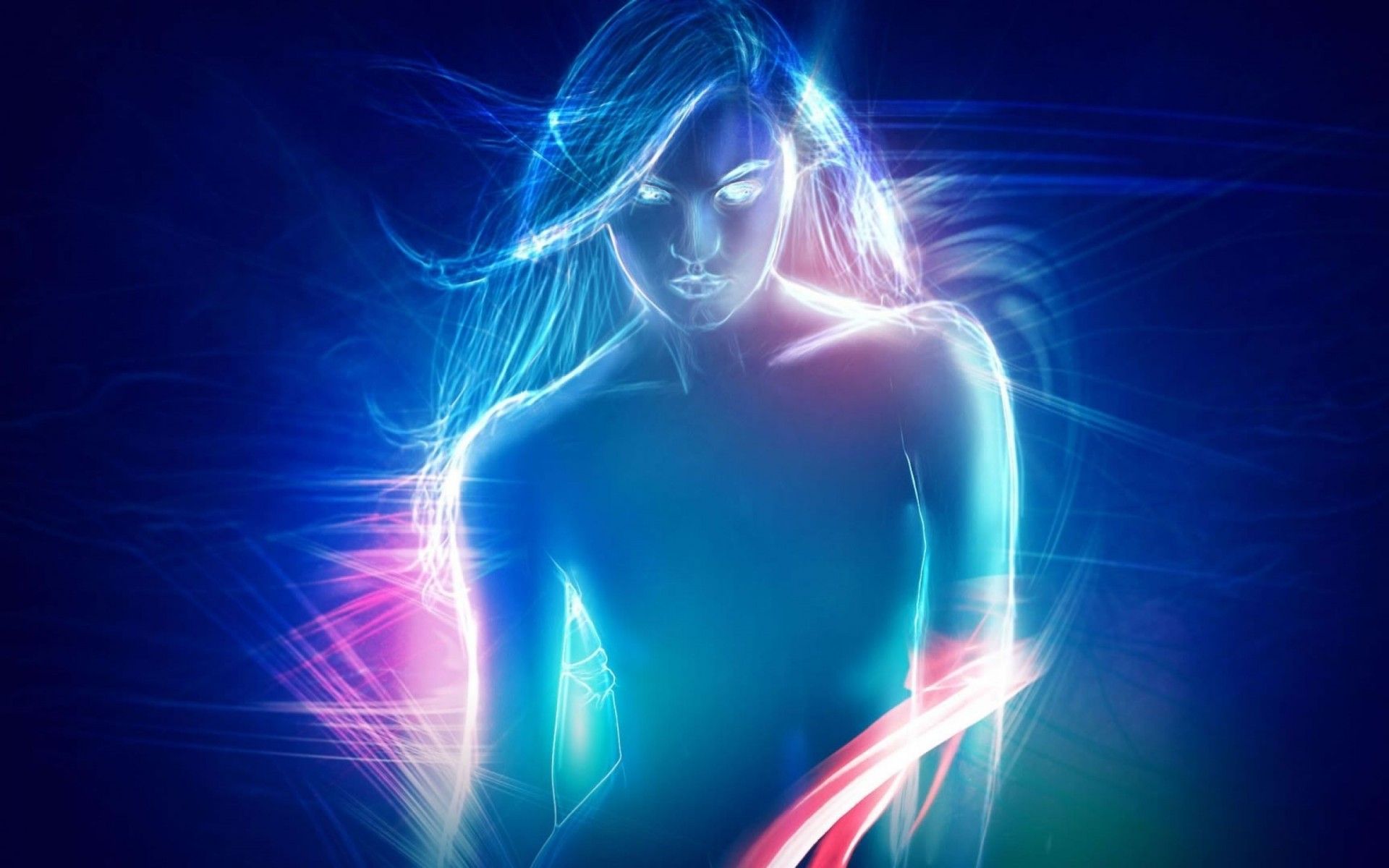 Abstract Girl Wallpaper Hd - HD Wallpaper 