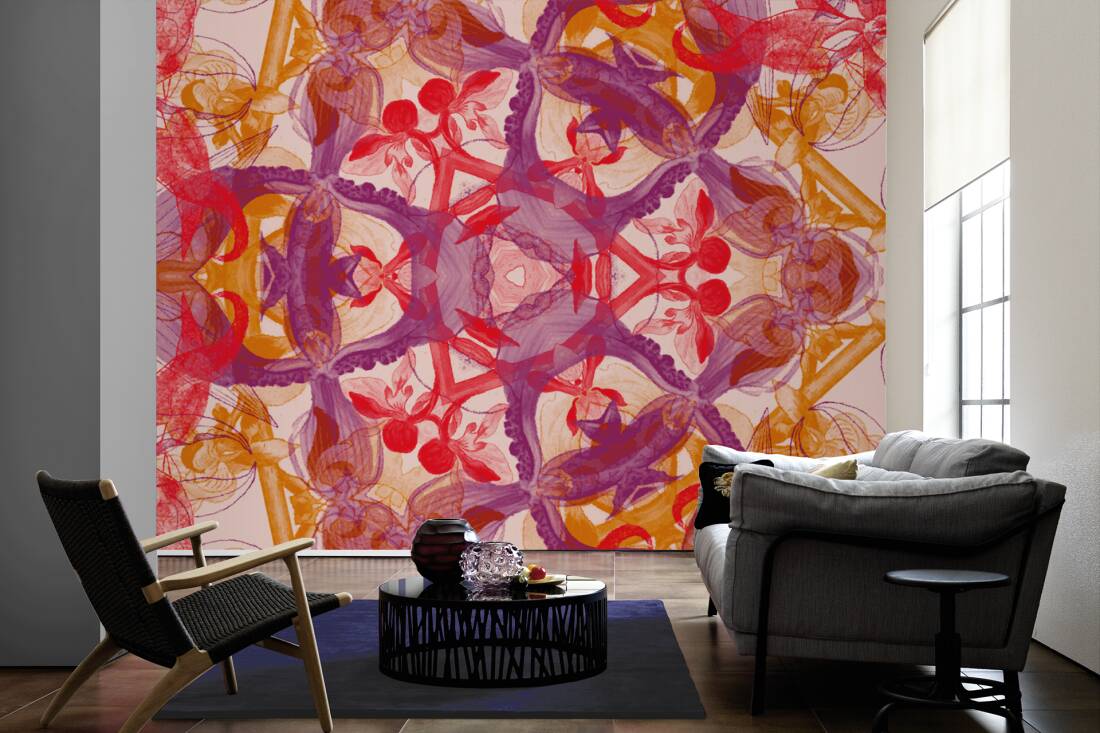 Architects Paper Photo Wallpaper Blossom Pentacle - 370492 Versace Home 4 As Création - HD Wallpaper 
