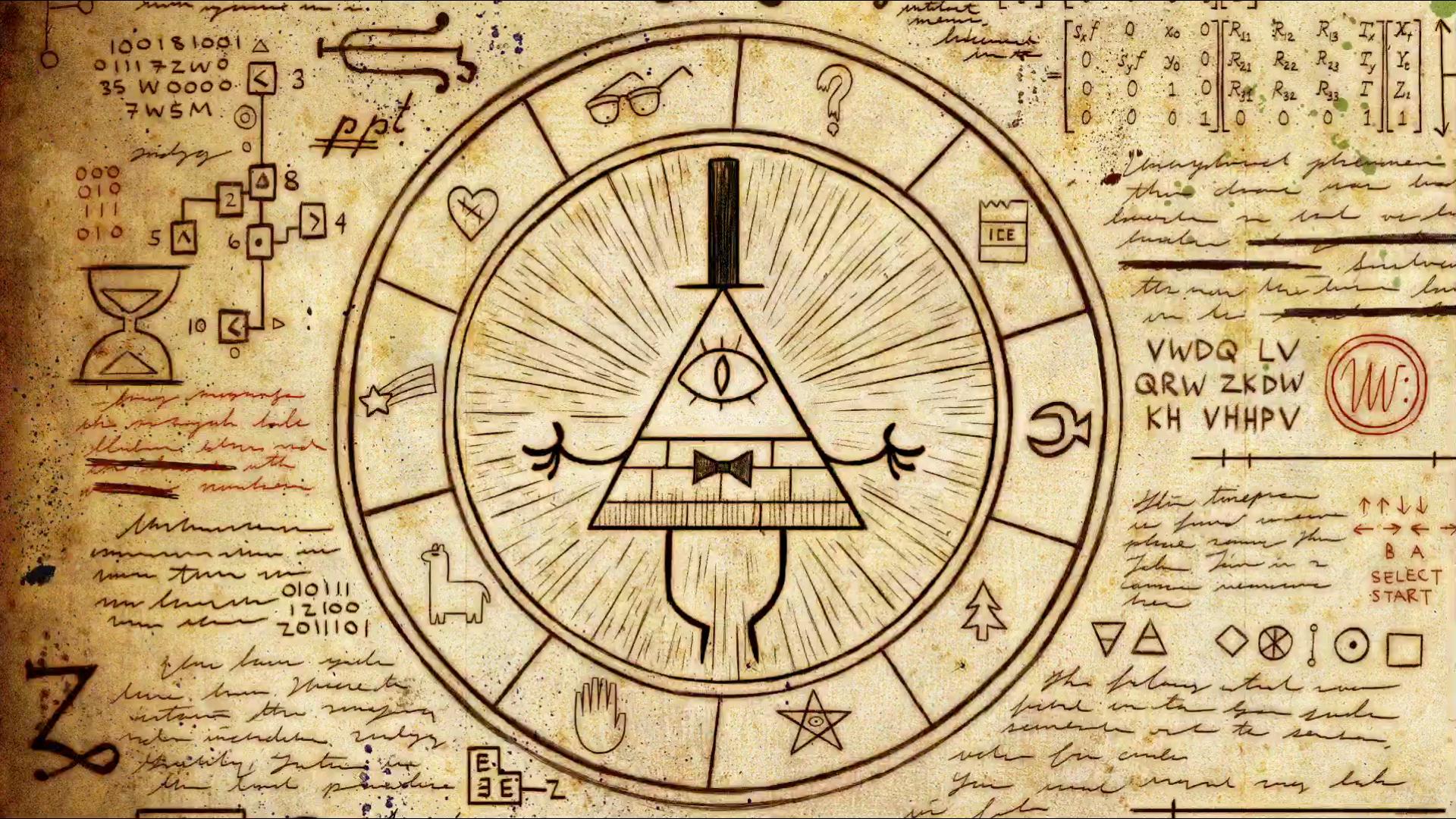 Misc Wallpapers Download Free Inverted Pentagram Wallpapers - Gravity Falls Illuminati - HD Wallpaper 