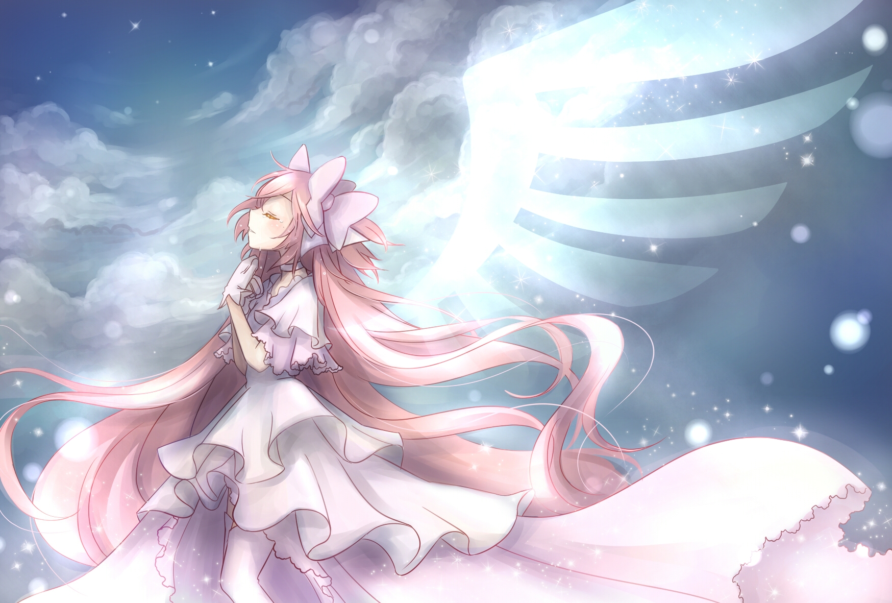 Beautiful Cute Anime Angel - HD Wallpaper 