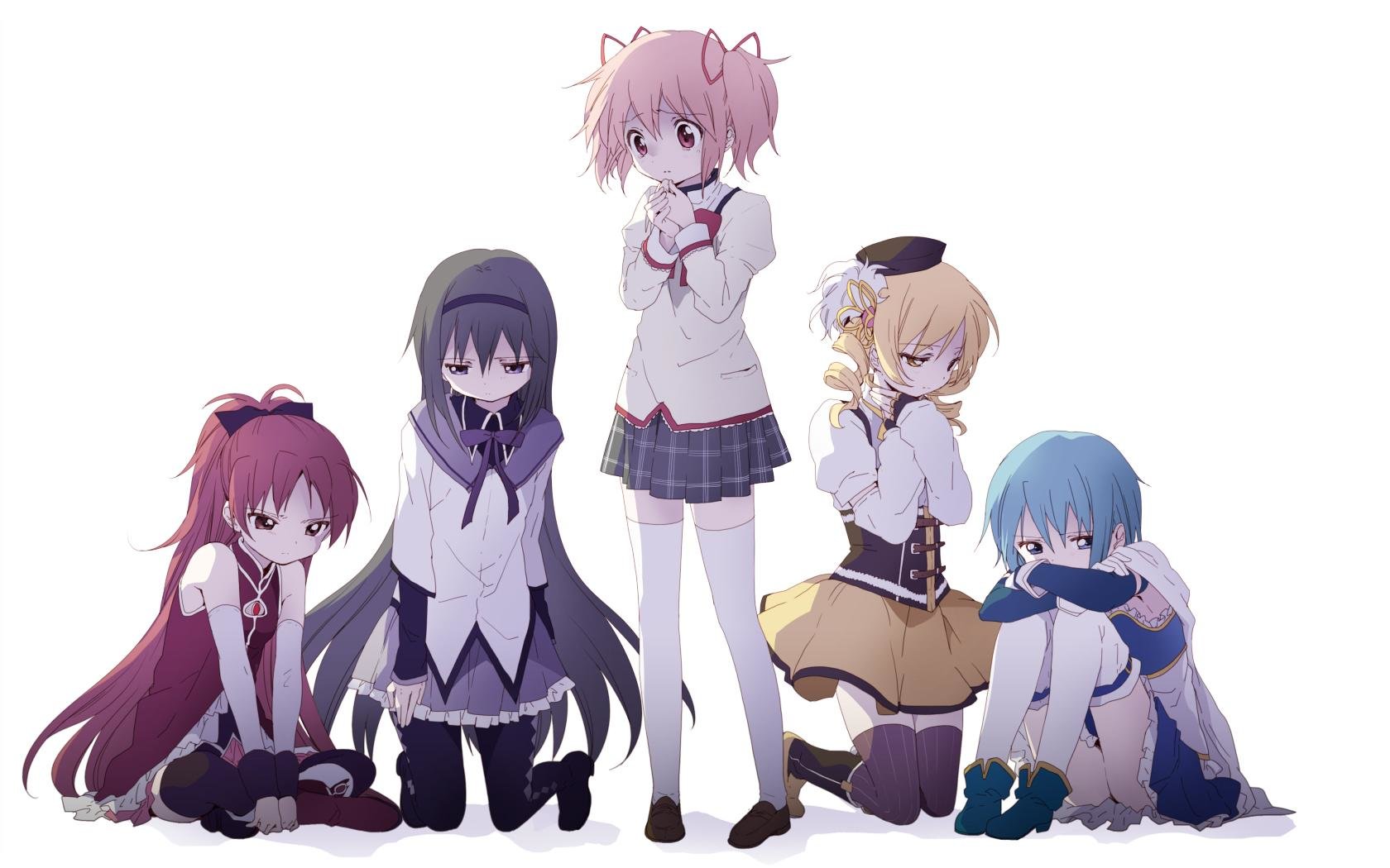 Download Hd Puella Magi Madoka Magica Computer Wallpaper - Ventajas De Ser Plana - HD Wallpaper 