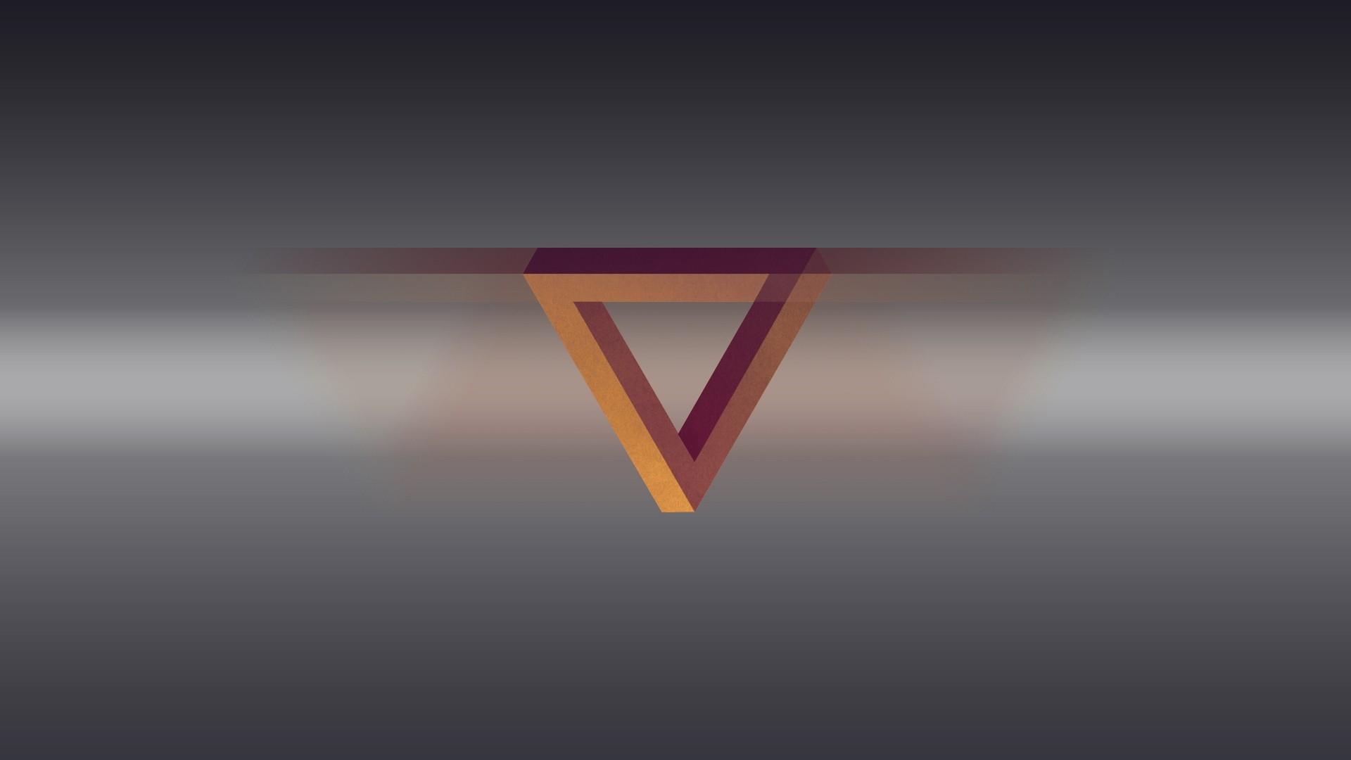 Triangle, Inverted, Light - HD Wallpaper 