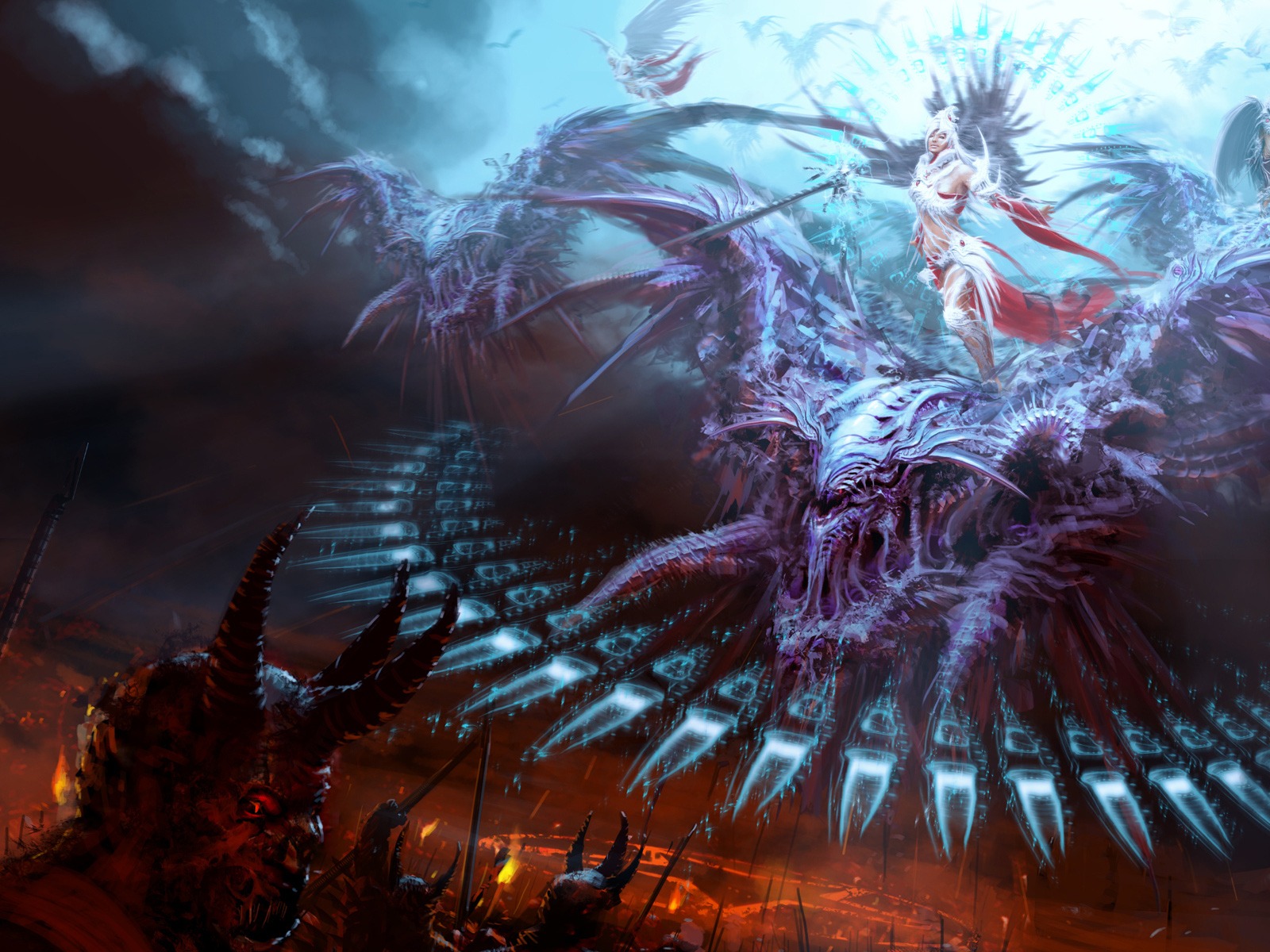 Gothic And Dark Wallpapers Download Free Dark Gothic - Angeles Y Demonios Anime - HD Wallpaper 