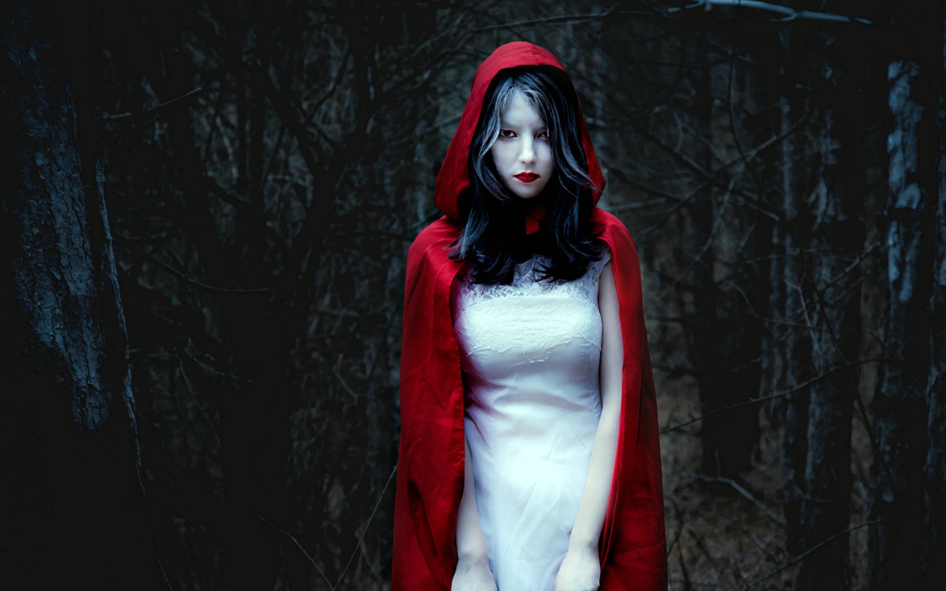 Data Src Top Gothic Wallpapers For Andro - Realistic Little Red Riding Hood - HD Wallpaper 