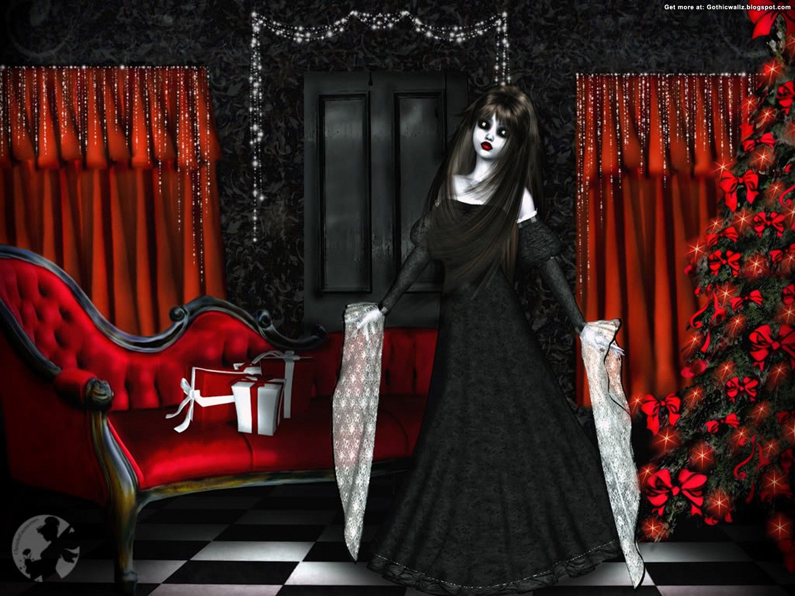 Gothic Christmas - HD Wallpaper 