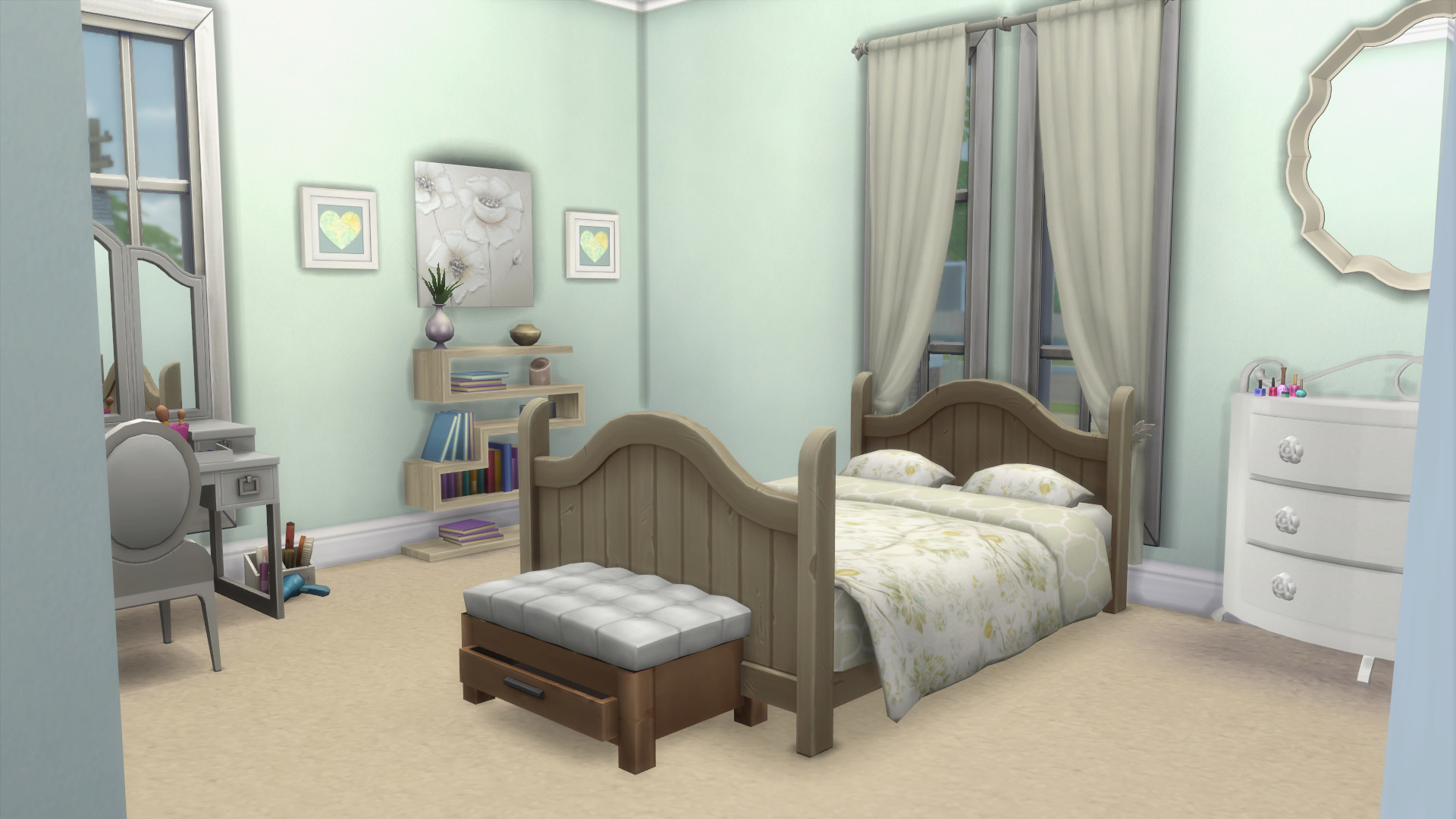 sims 4 дизайн комнат