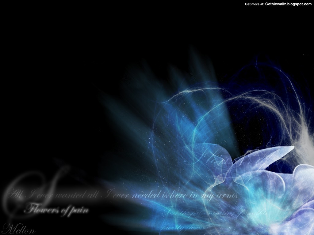 Gothic Wallpaper - Flowers - HD Wallpaper 