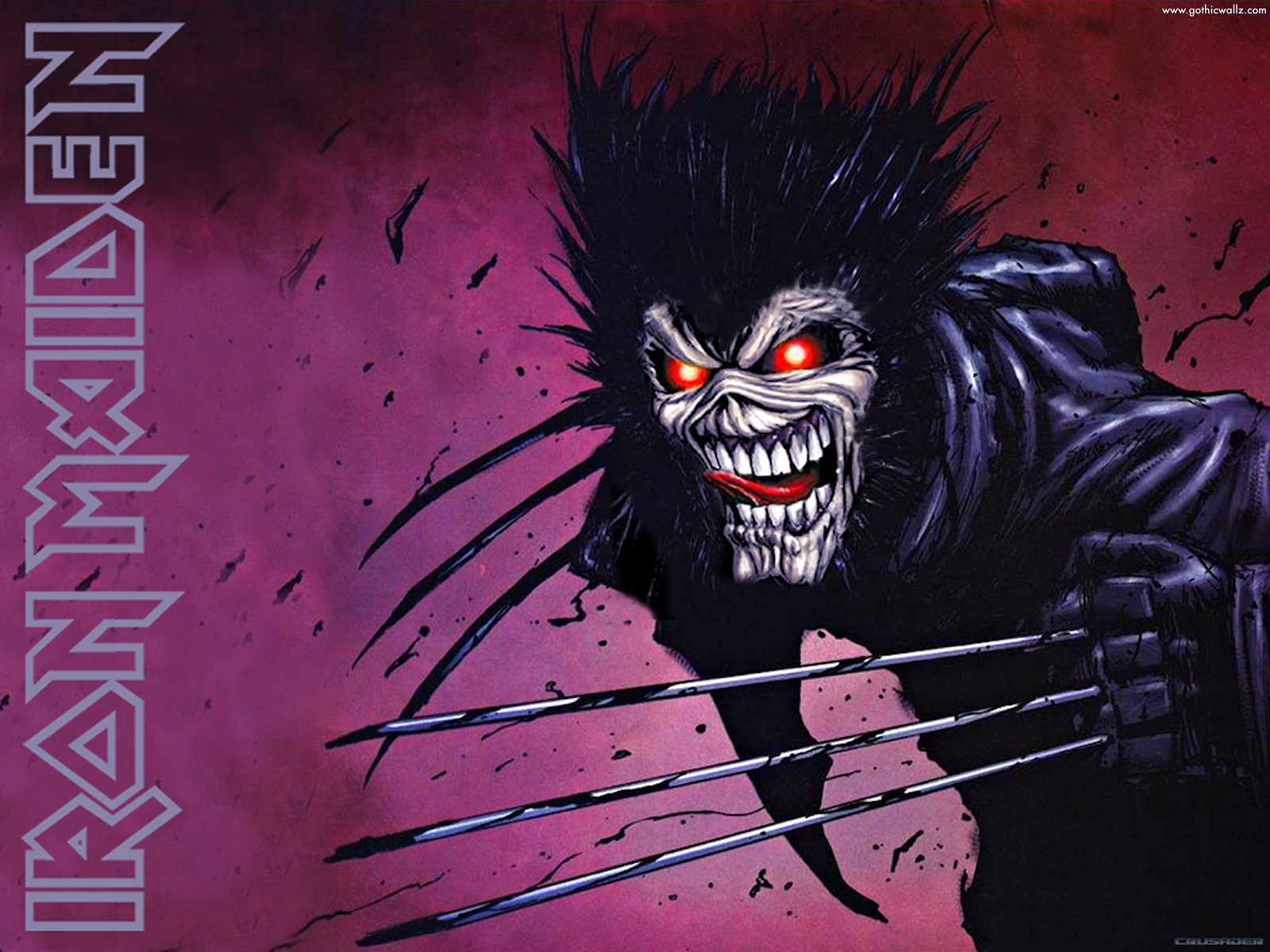 Iron Maiden - Iron Maiden Fear Of The Dark Poster - HD Wallpaper 