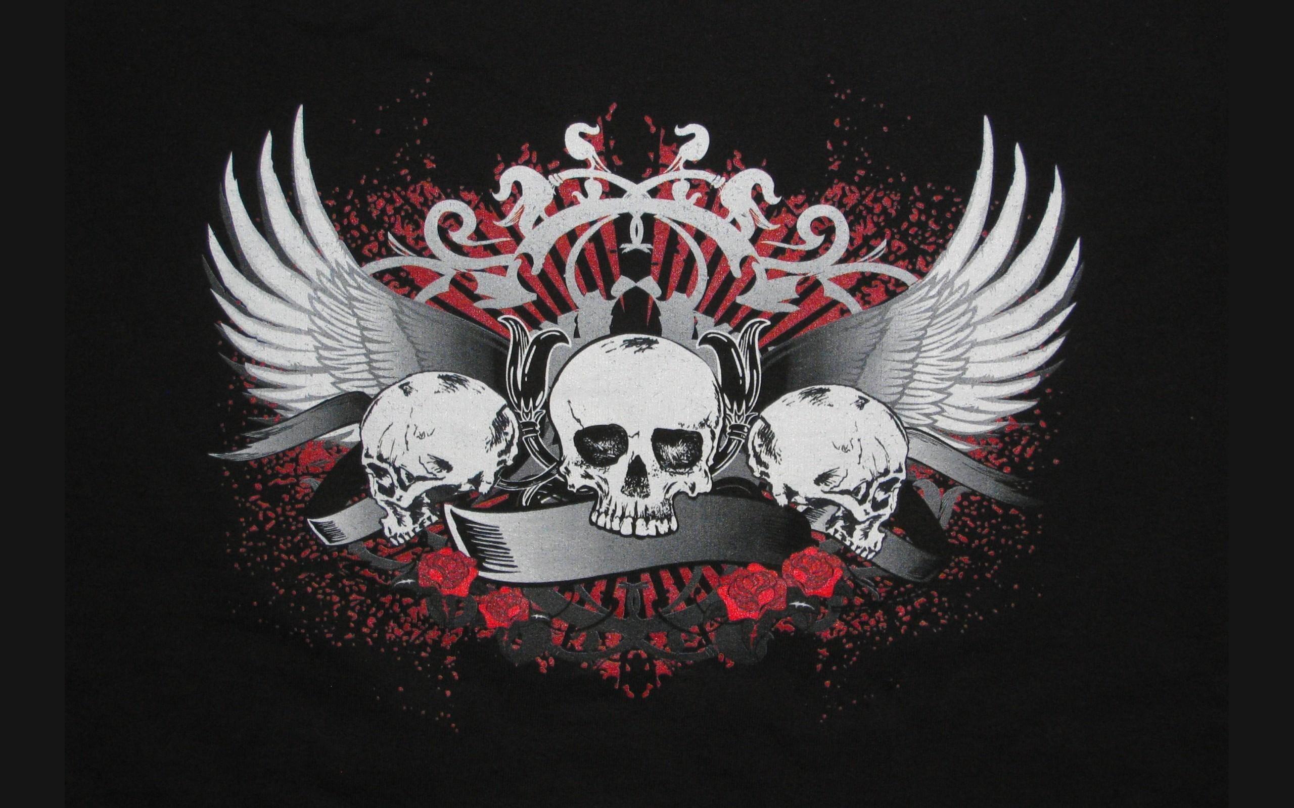 Gothic Phone Wallpaper - Skulls And Rosed Wallpaper Hd - HD Wallpaper 