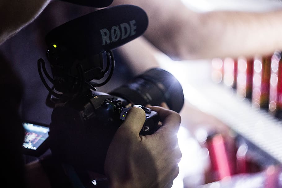 Croatia, Zagreb, Dslr, Microphone, Filming, Detail, - Photographer - HD Wallpaper 