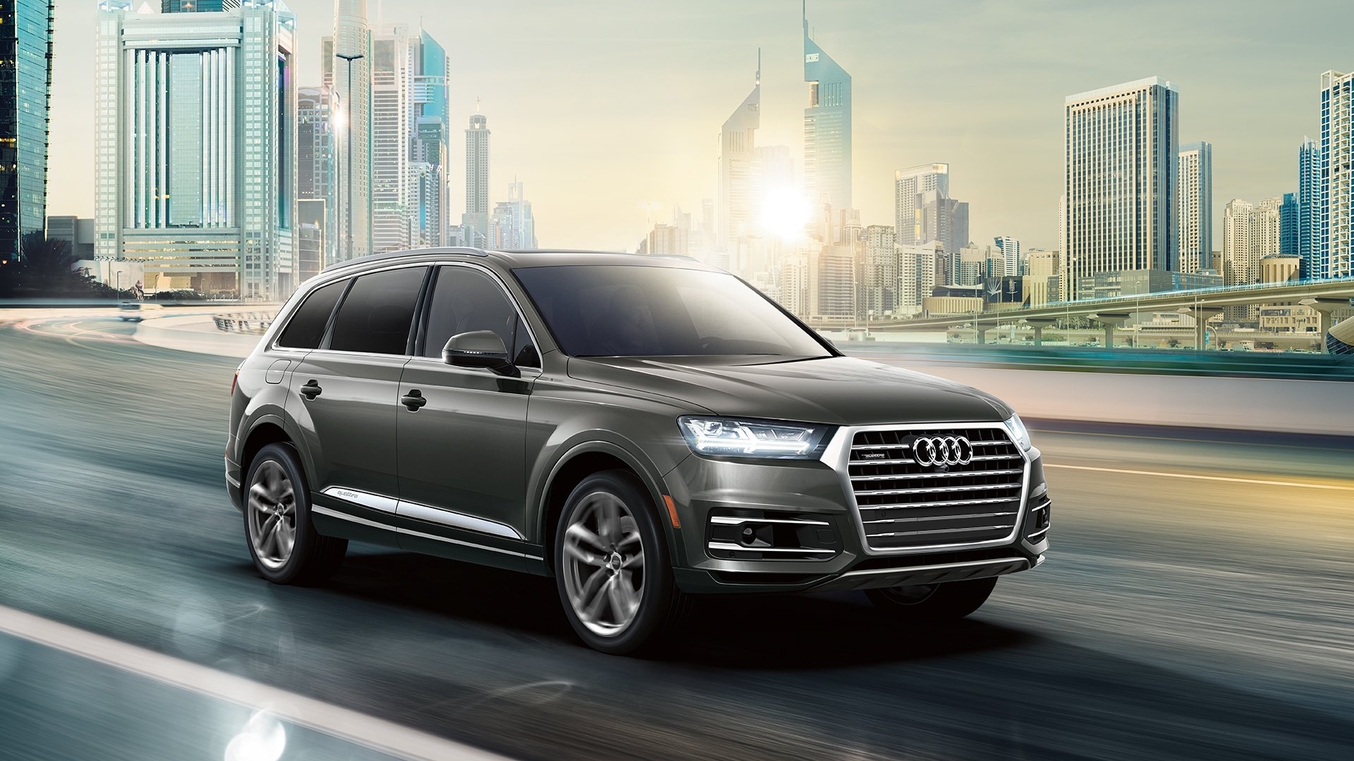 Audi Q7 Suv 2018 - HD Wallpaper 