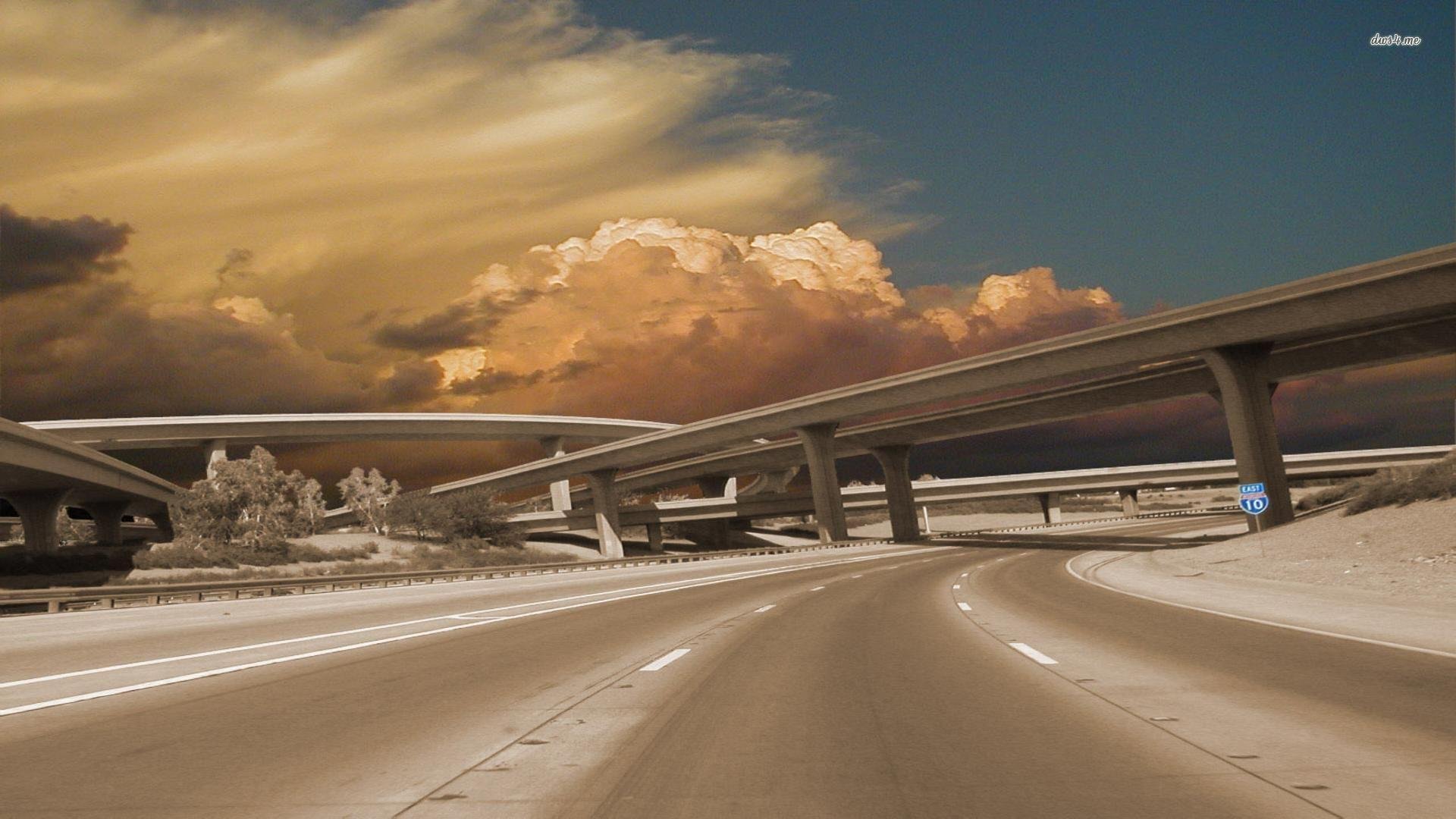 Top Hdq Empty Highway Images - HD Wallpaper 