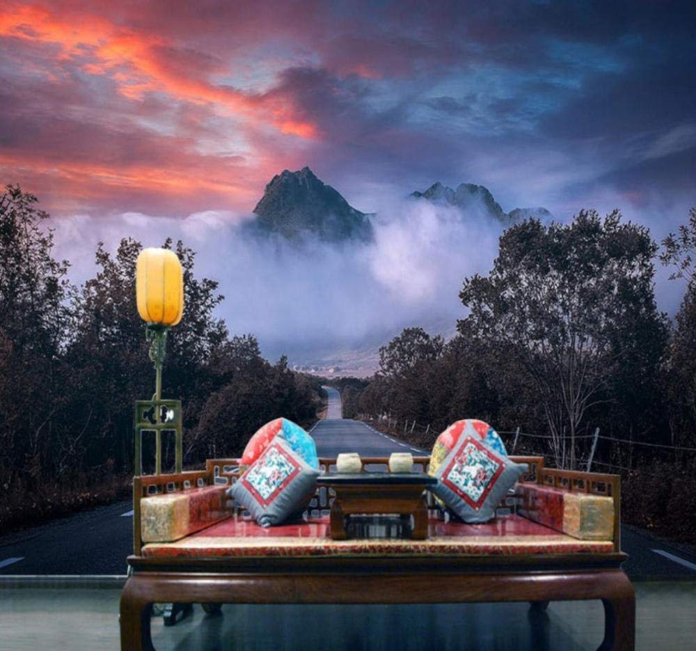 Mountain Road Background - HD Wallpaper 