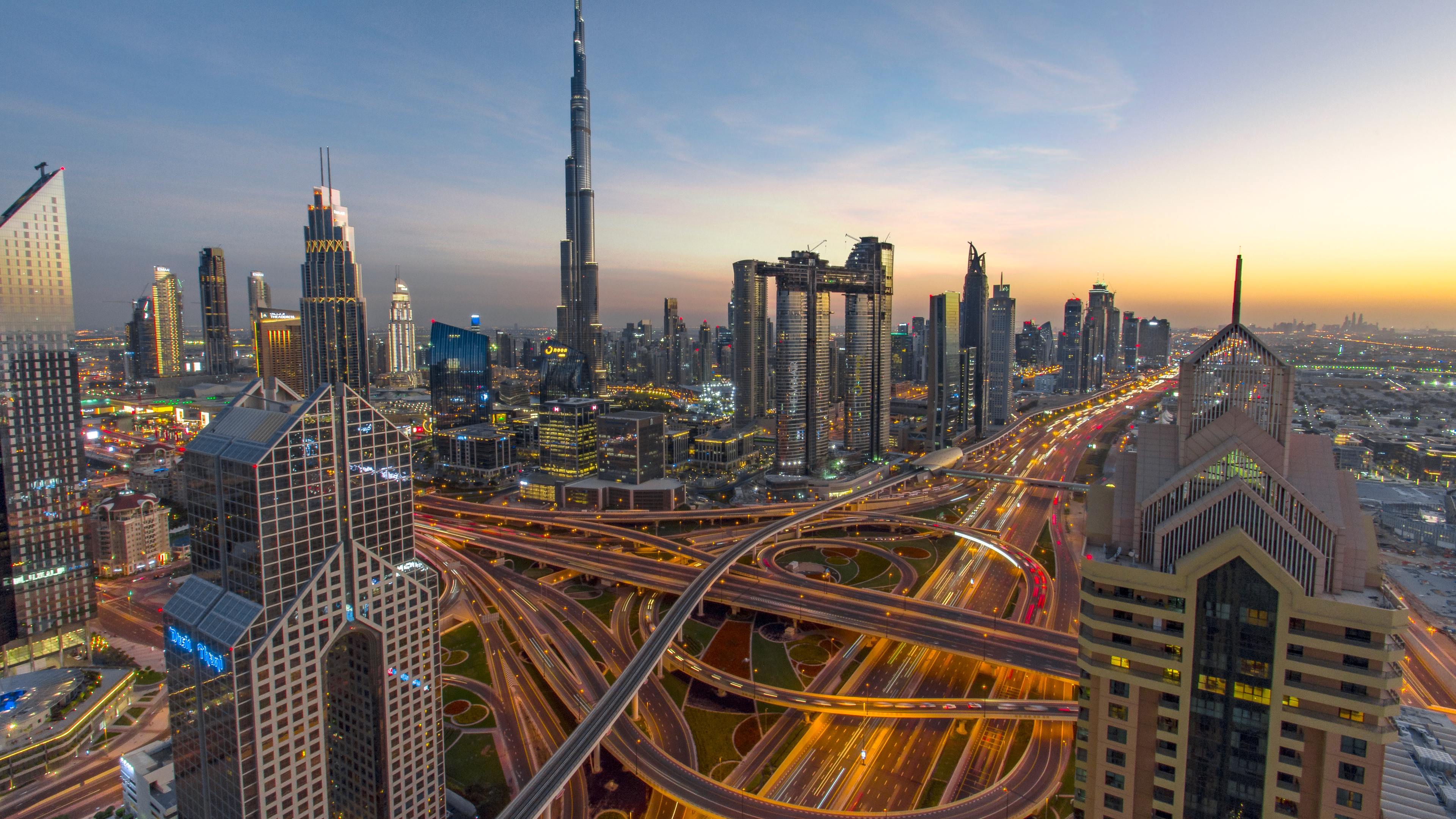 Sheikh Zayed Road 4k - HD Wallpaper 