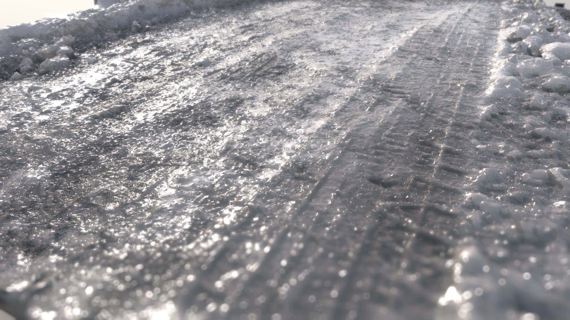 Snowy 3d Model Free Download - HD Wallpaper 