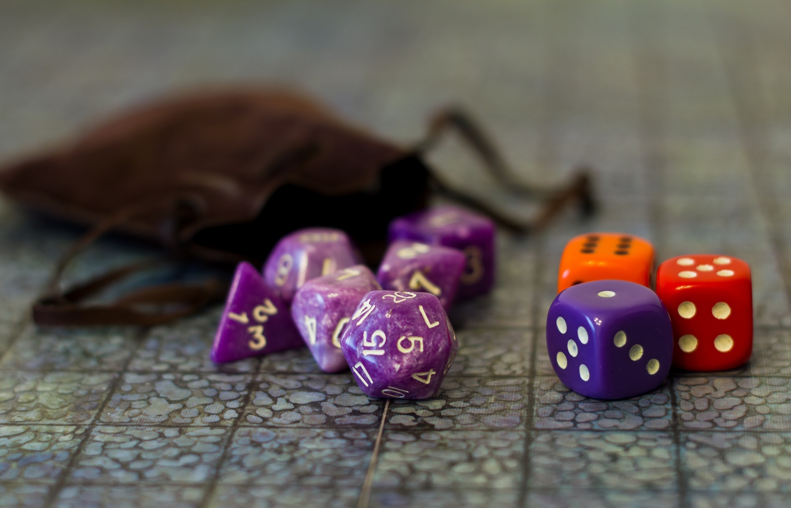 Rpg Dice Background - HD Wallpaper 
