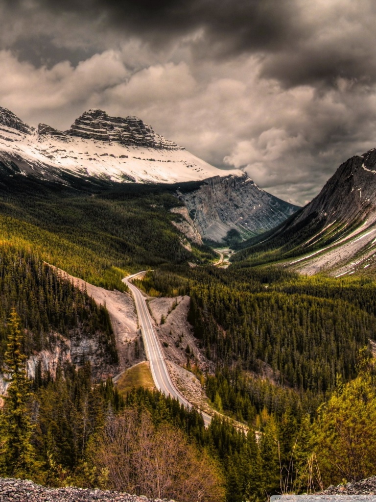 Icefields Parkway - HD Wallpaper 