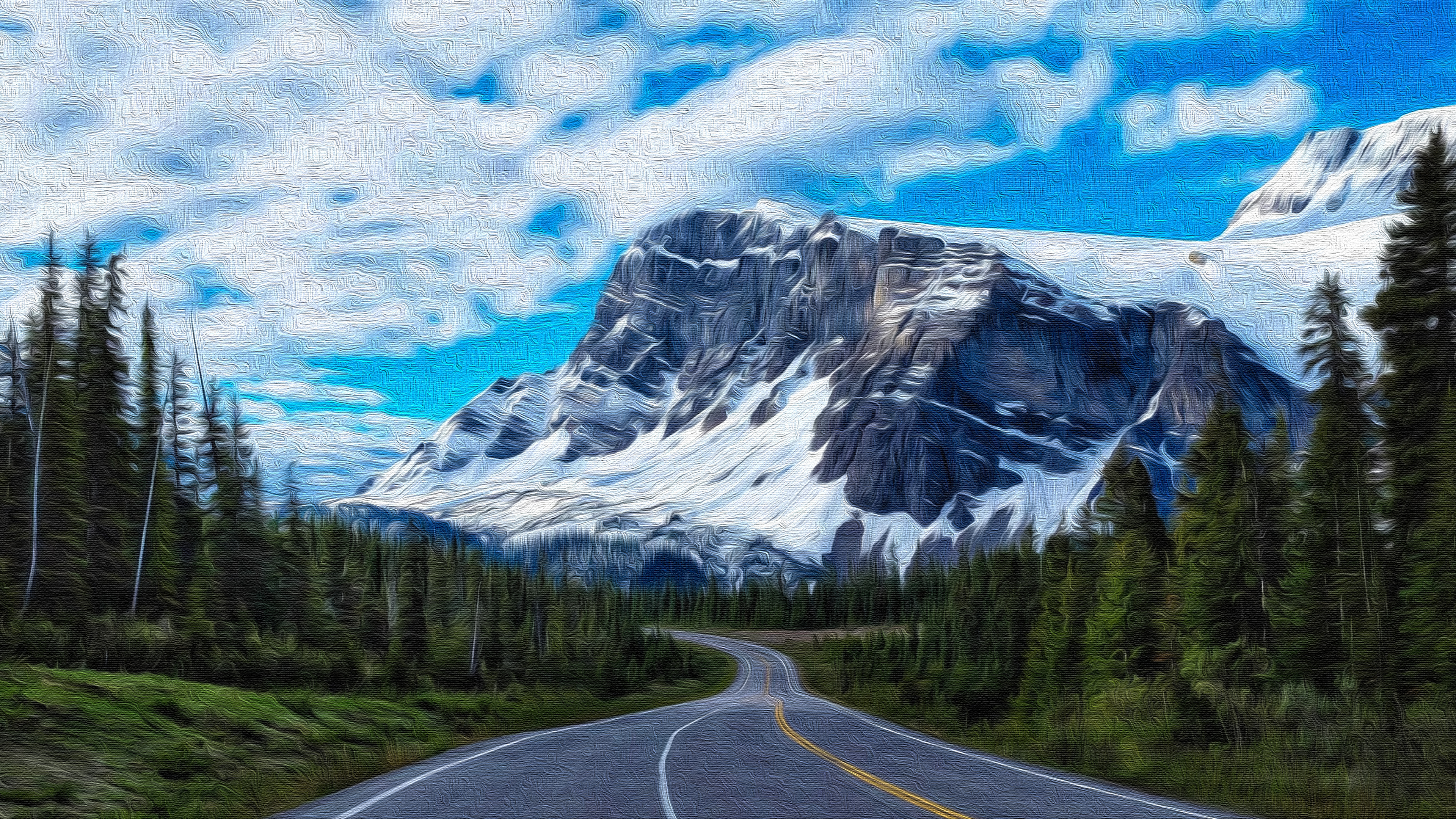 Mountain Road - HD Wallpaper 