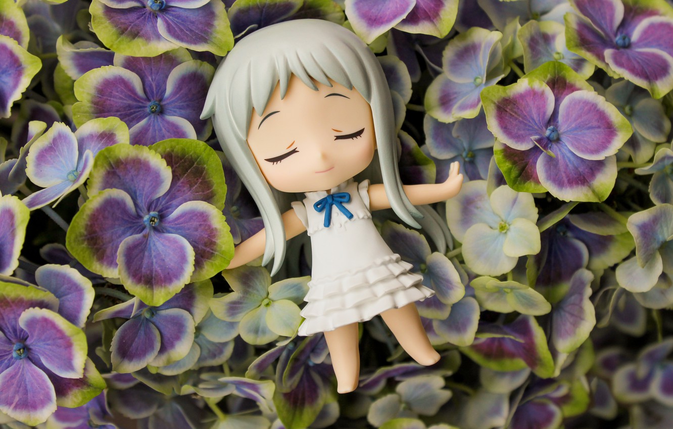 Photo Wallpaper Flowers, Toy, Anohana, By Grishnakh666, - Meiko Honma - HD Wallpaper 