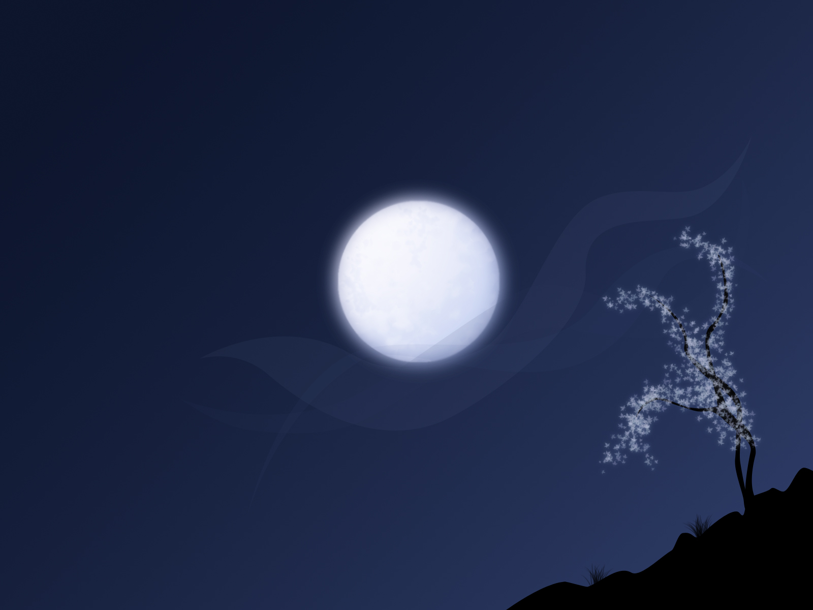Winter Night - HD Wallpaper 