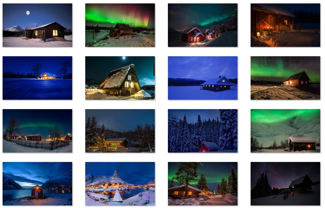 Warm Winter Nights Wallpapers - Windows Warm Winter Nights Theme - HD Wallpaper 