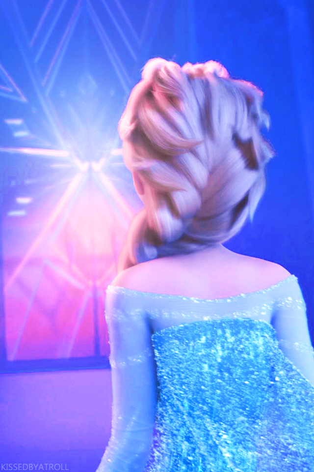 Frozen Phone Wallpaper - Girl - HD Wallpaper 