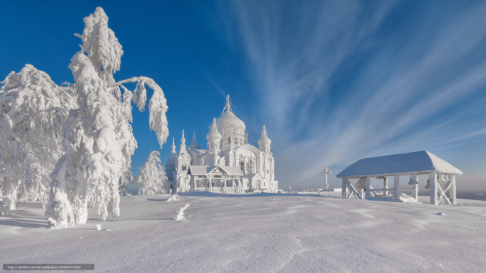 Download Wallpaper Winter, Schnee, Natur Free Desktop - Russian Winter - HD Wallpaper 