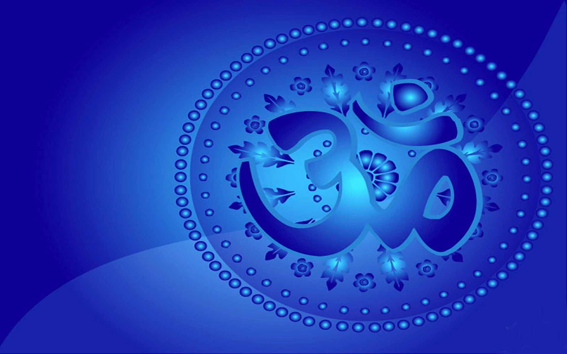 Om 3d Blue Background Image - Om Good Morning Quotes - HD Wallpaper 