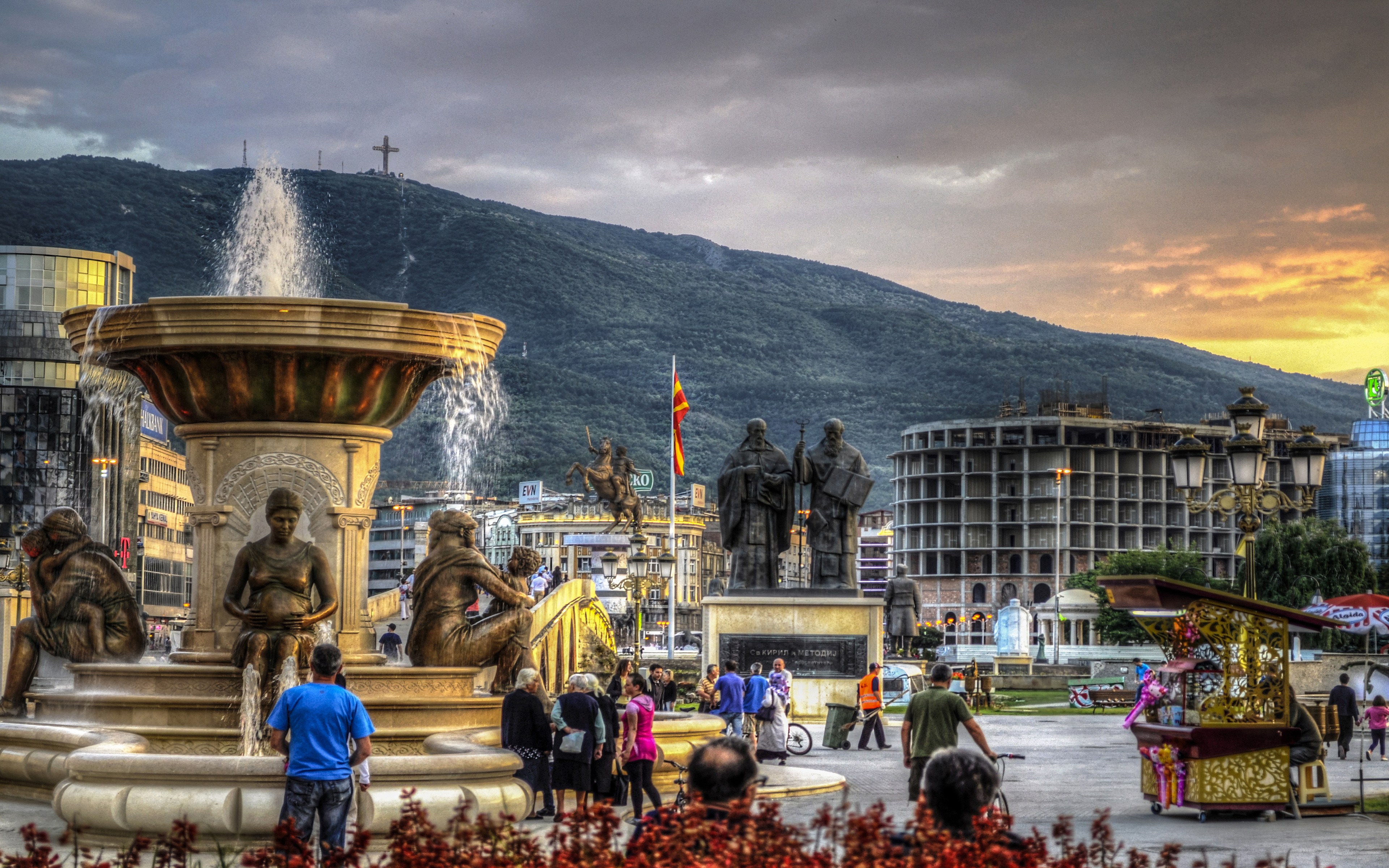 Macedonia Skopje - HD Wallpaper 