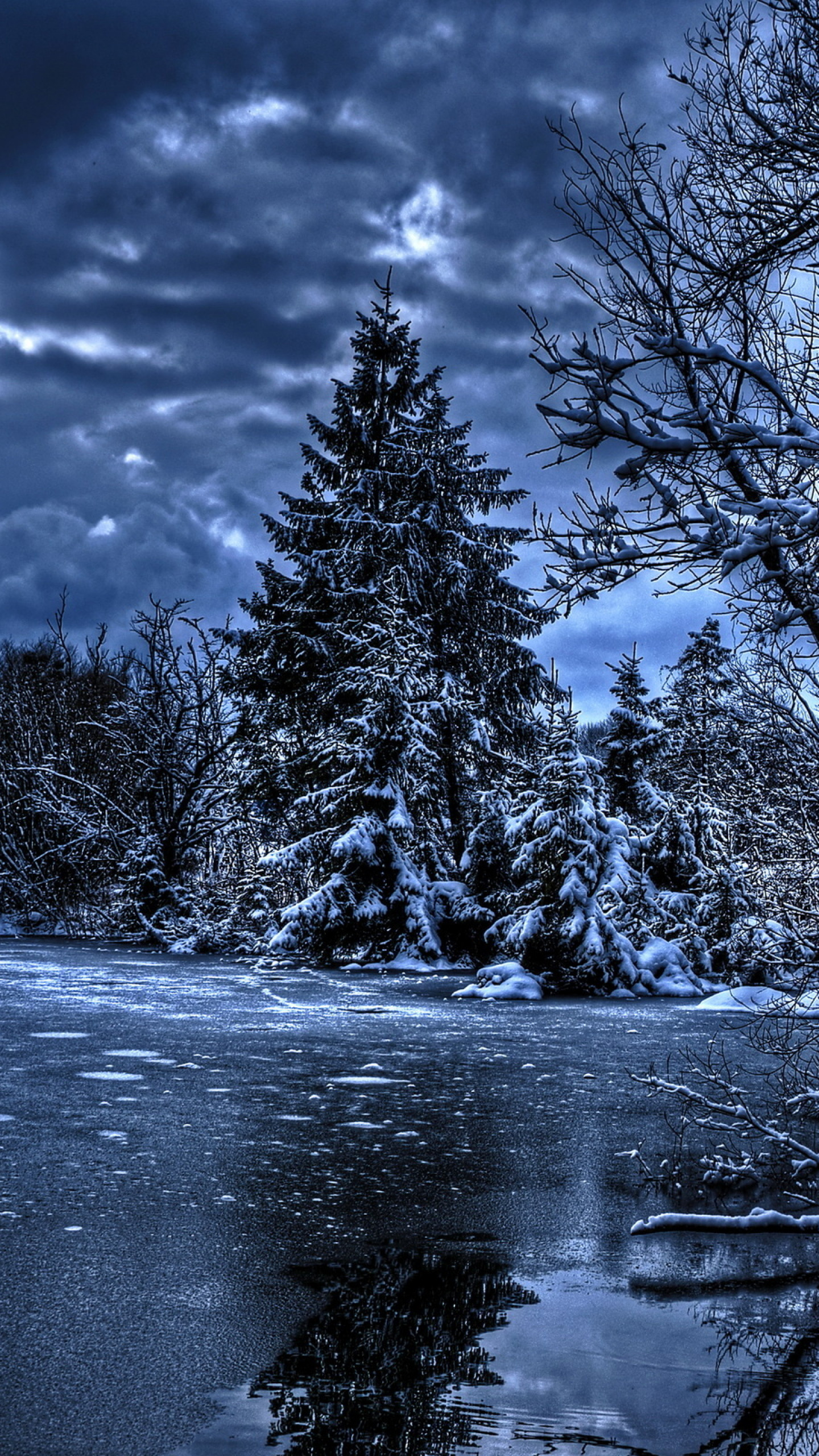Preview Wallpaper Winter, Trees, River, Lake, Snow, - Beautiful Winter - HD Wallpaper 