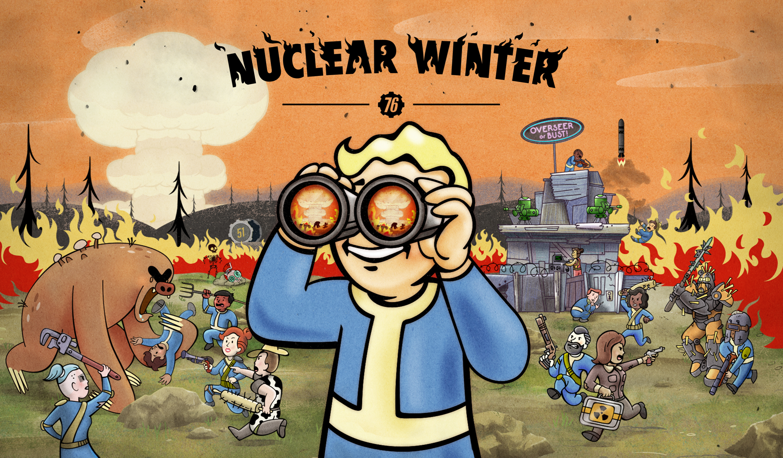Fallout 76 Nuclear Winter - HD Wallpaper 