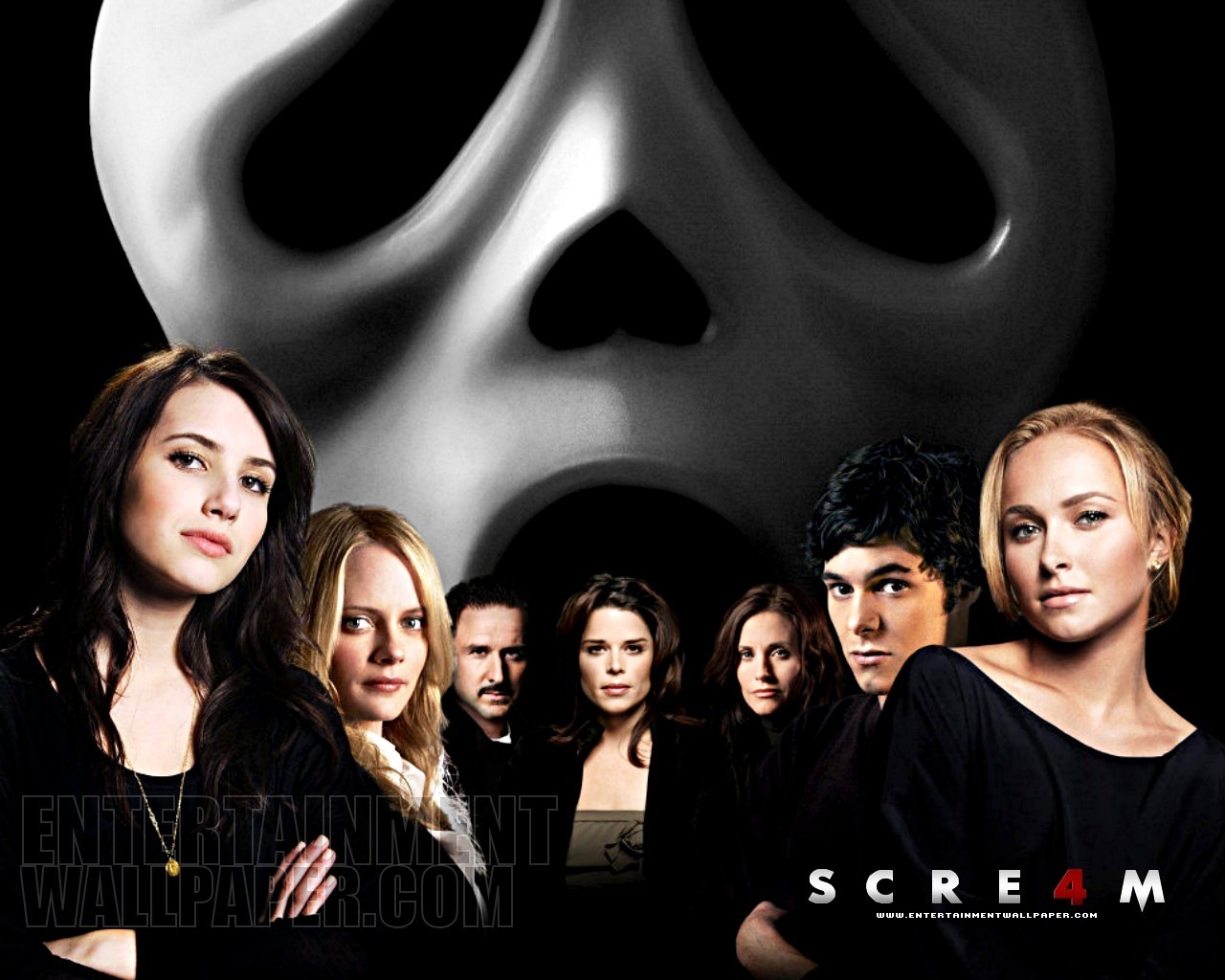 Scre4m - Scream 4 Official Poster - HD Wallpaper 