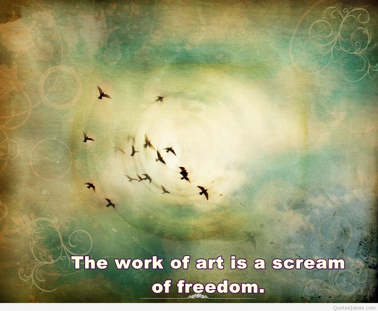 Freedom Wallpaper With Birds - Freedom Wallpaper Birds - HD Wallpaper 