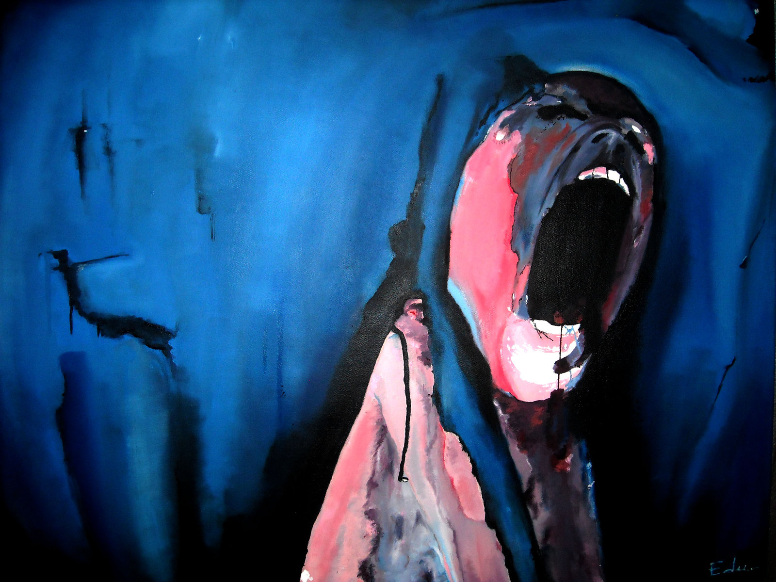 Scream The Wall Pink Floyd - HD Wallpaper 