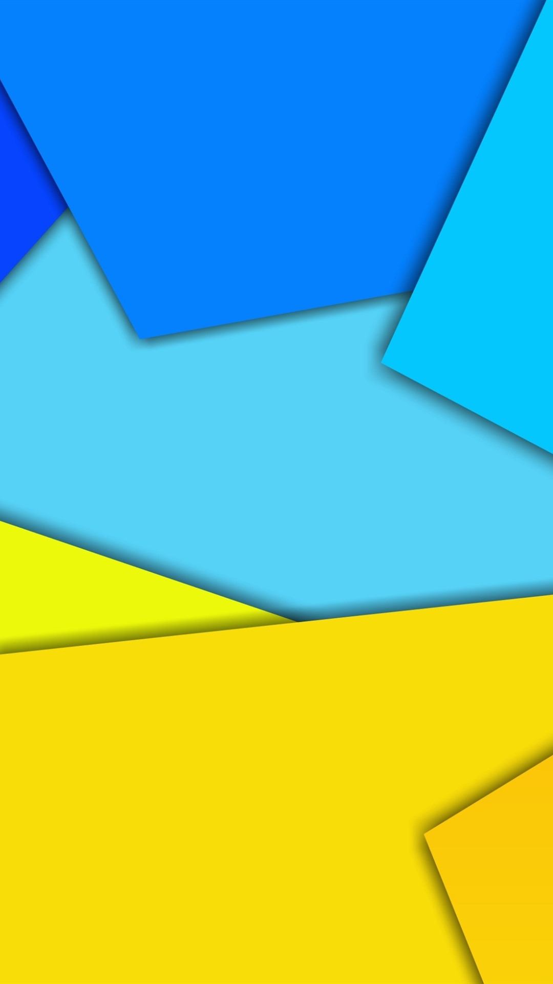 Iphone Wallpaper Yellow And Blue Geometric Figure, - Blue And Yellow Iphone - HD Wallpaper 