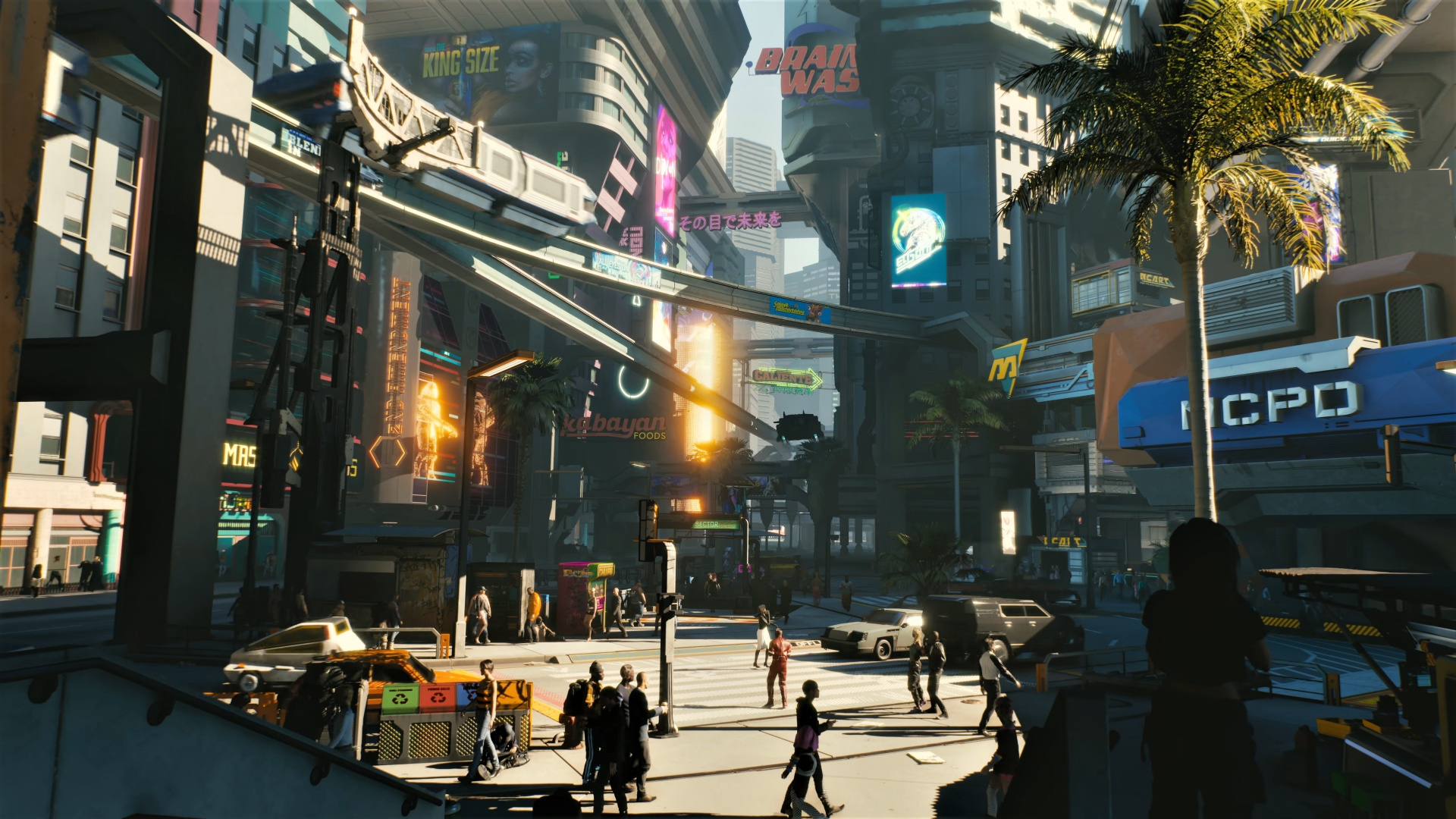 Modern City, Cyberpunk 2077, 2018, Wallpaper - Cyberpunk 2077 - HD Wallpaper 