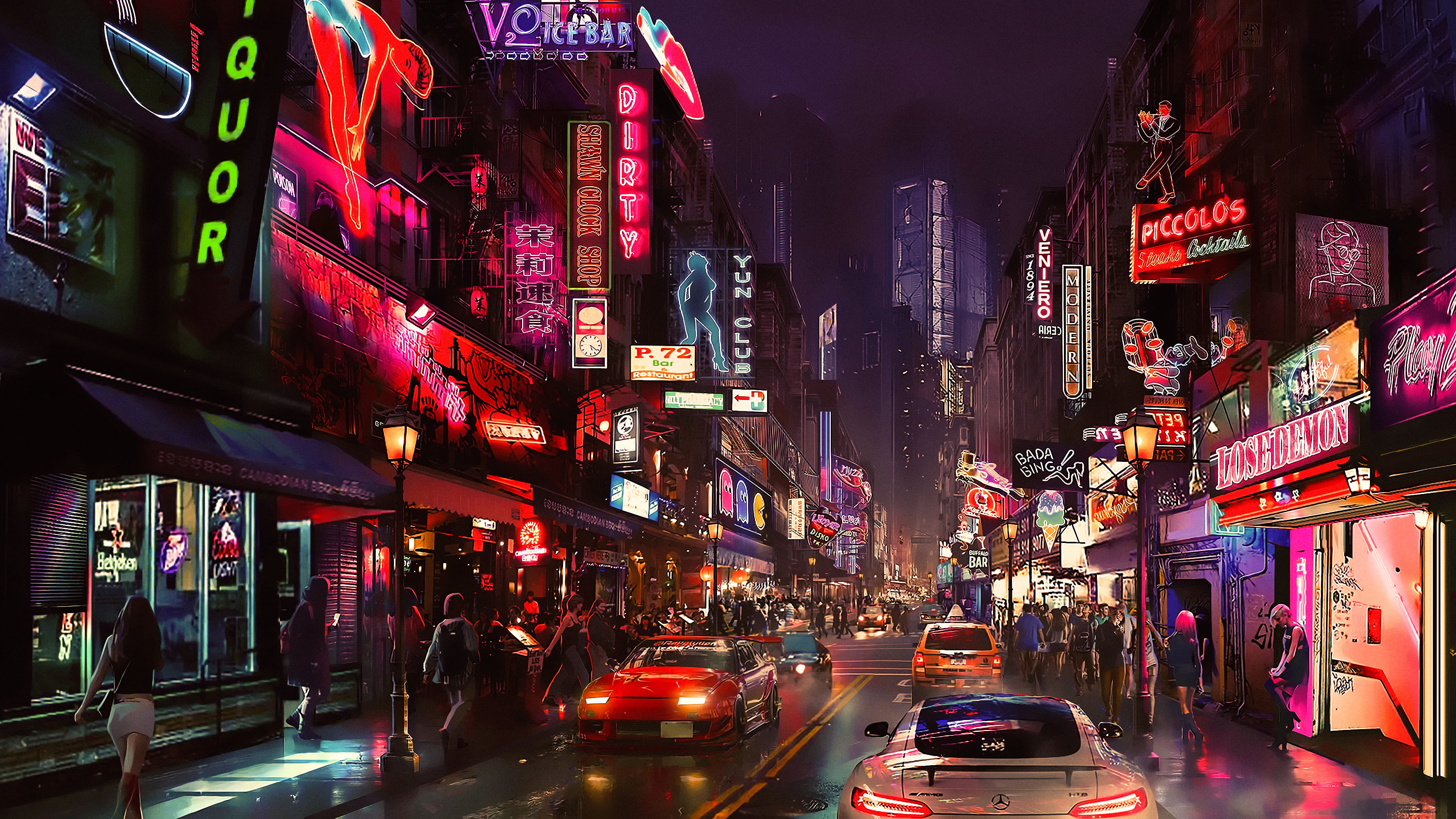 Concept Art Cyberpunk Cities - HD Wallpaper 